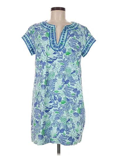 Pre-owned Vineyard Vines Casual Dress In Blue