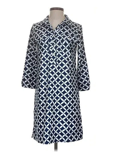 Pre-owned Vineyard Vines Casual Dress In Blue