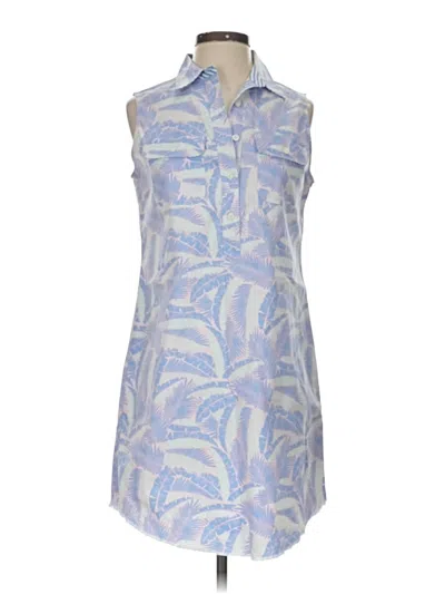 Pre-owned Vineyard Vines Casual Dress In Blue
