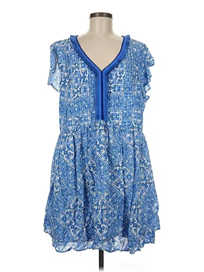 Pre-owned Vineyard Vines Casual Dress In Blue