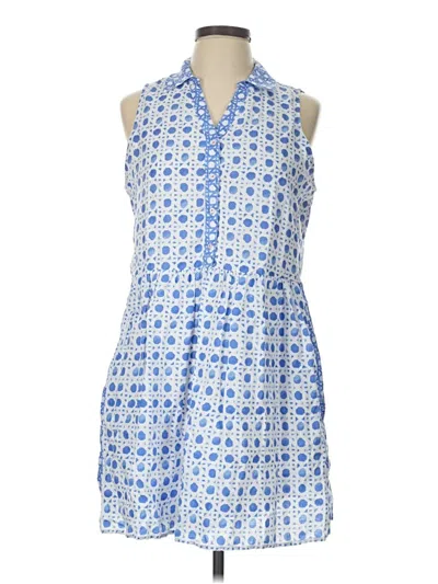 Pre-owned Vineyard Vines Casual Dress In Blue