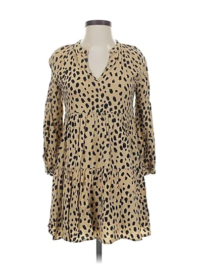 Pre-owned Vineyard Vines Casual Dress In Brown