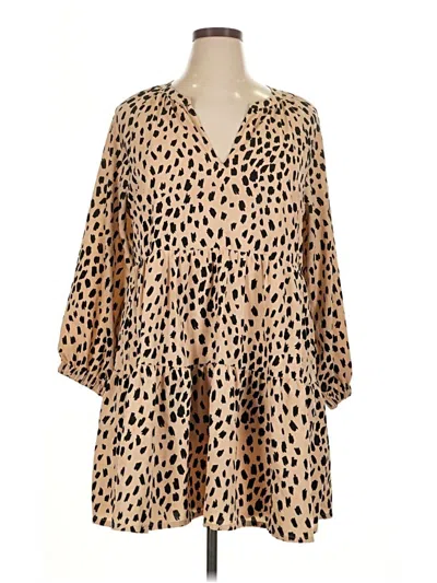 Pre-owned Vineyard Vines Casual Dress In Brown