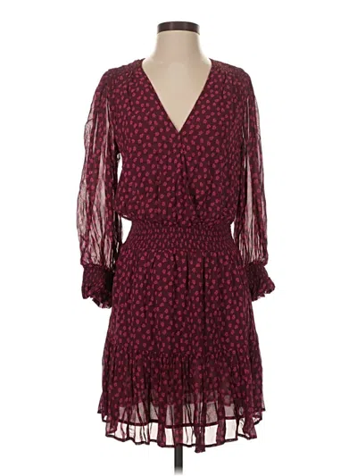 Pre-owned Vineyard Vines Casual Dress In Burgundy