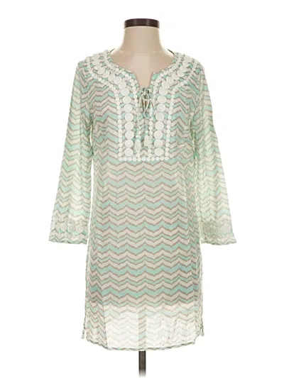 Pre-owned Vineyard Vines Casual Dress In Green