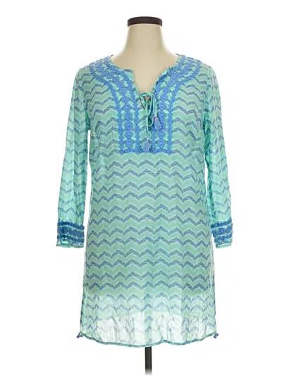 Pre-owned Vineyard Vines Casual Dress In Green