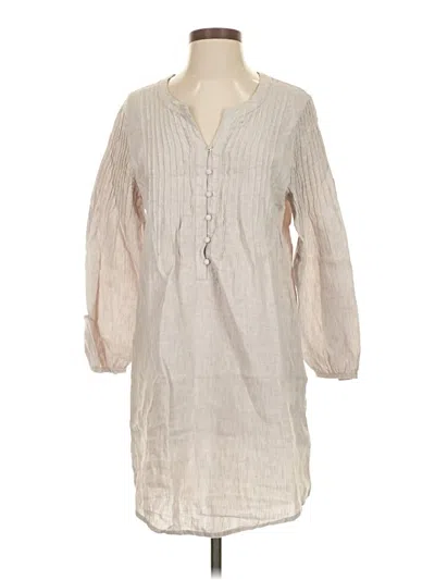 Pre-owned Vineyard Vines Casual Dress In Ivory
