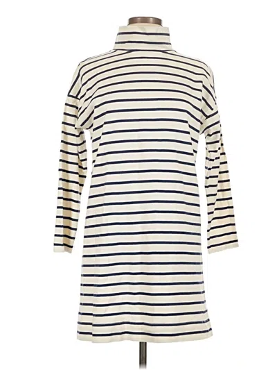 Pre-owned Vineyard Vines Casual Dress In Ivory