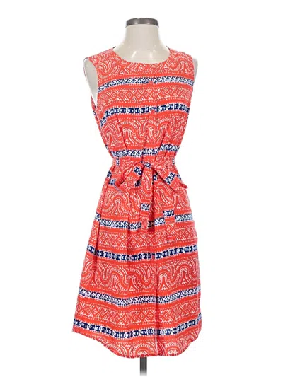 Pre-owned Vineyard Vines Casual Dress In Orange