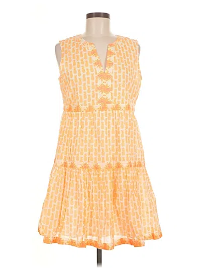 Pre-owned Vineyard Vines Casual Dress In Orange