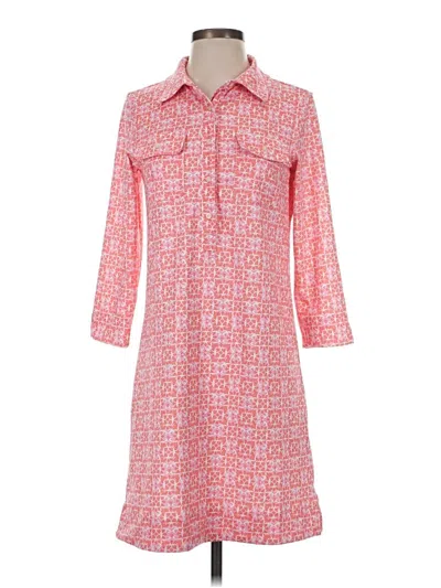 Pre-owned Vineyard Vines Casual Dress In Pink