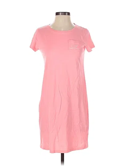 Pre-owned Vineyard Vines Casual Dress In Pink