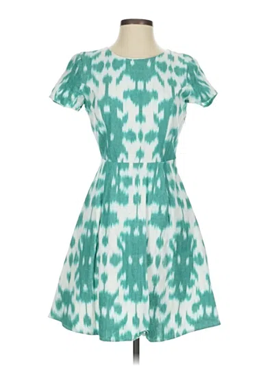 Pre-owned Vineyard Vines Casual Dress In Teal