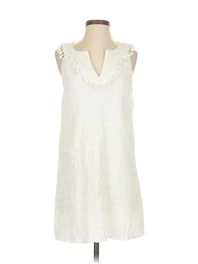 Pre-owned Vineyard Vines Casual Dress In White