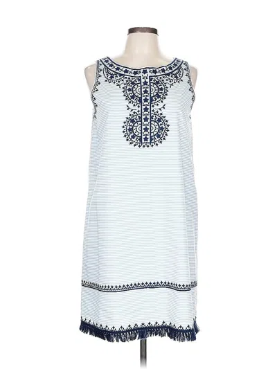 Pre-owned Vineyard Vines Casual Dress In White