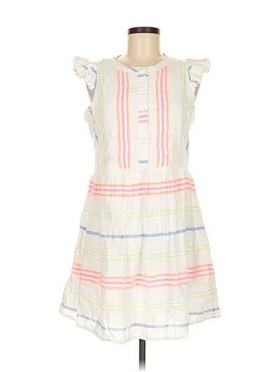 Pre-owned Vineyard Vines Casual Dress In White