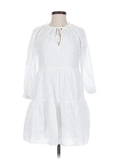 Pre-owned Vineyard Vines Casual Dress In White