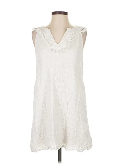 Pre-owned Vineyard Vines Casual Dress In White