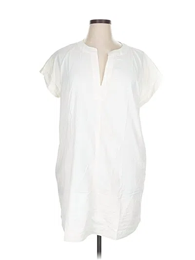 Pre-owned Vineyard Vines Casual Dress In White