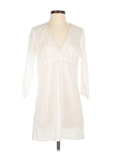 Pre-owned Vineyard Vines Casual Dress In White