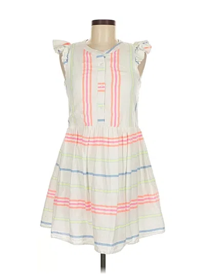 Pre-owned Vineyard Vines Casual Dress In White