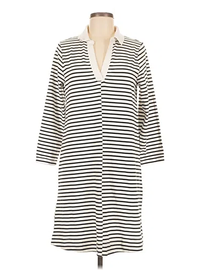 Pre-owned Vineyard Vines Casual Dress In White