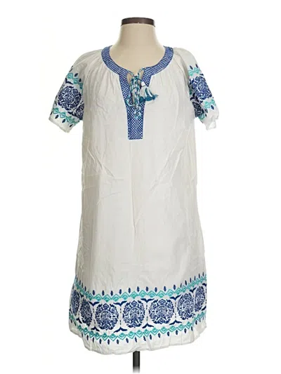 Pre-owned Vineyard Vines Casual Dress In White