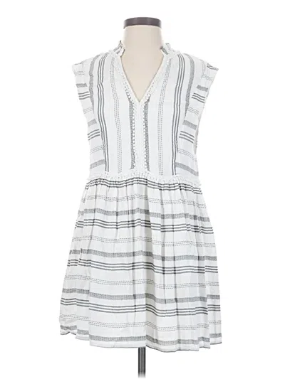 Pre-owned Vineyard Vines Casual Dress In White