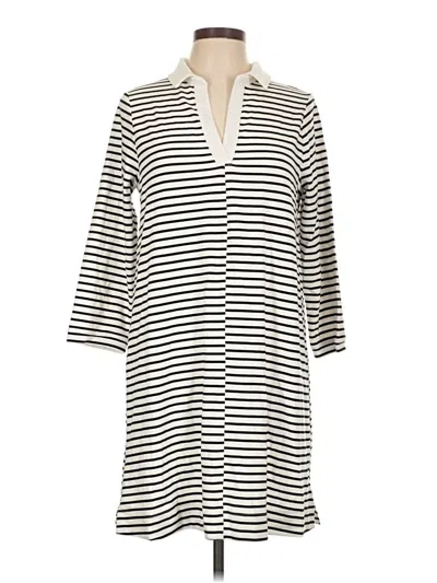 Pre-owned Vineyard Vines Casual Dress In White