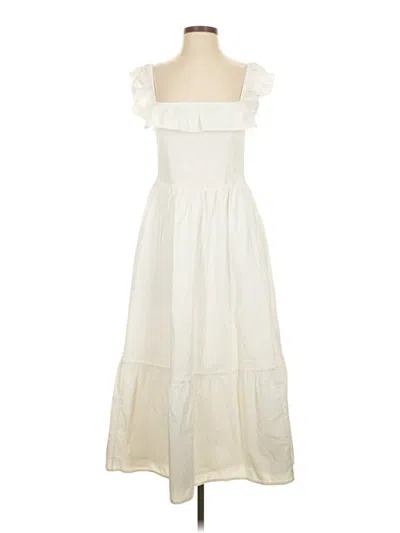 Pre-owned Vineyard Vines Casual Dress In White