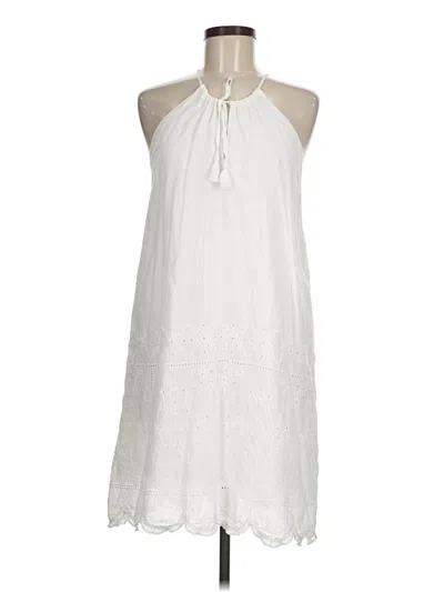 Pre-owned Vineyard Vines Casual Dress In White