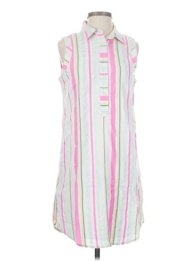 Pre-owned Vineyard Vines Casual Dress In White