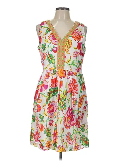 Pre-owned Vineyard Vines Casual Dress In White