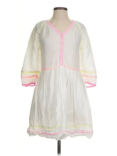 Pre-owned Vineyard Vines Casual Dress In White