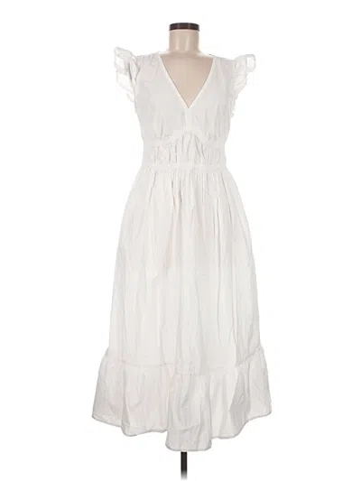 Pre-owned Vineyard Vines Casual Dress In White