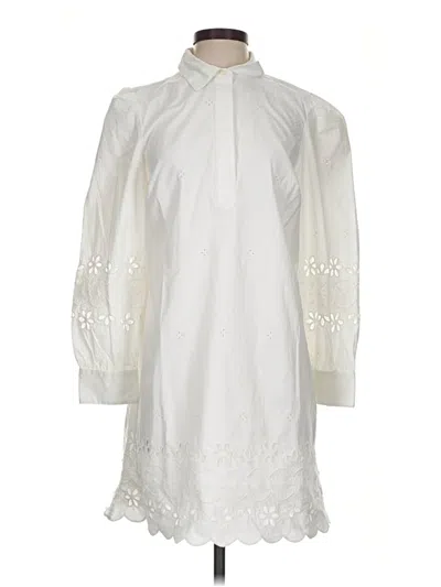 Pre-owned Vineyard Vines Casual Dress In White