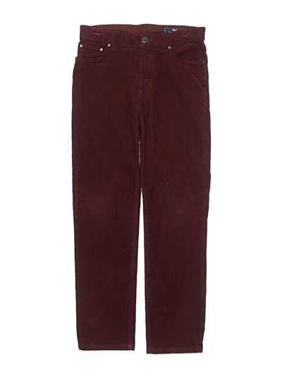Pre-owned Vineyard Vines Kids' Casual Pants In Burgundy