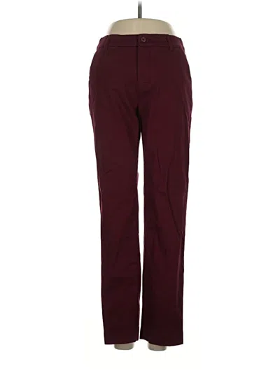 Pre-owned Vineyard Vines Casual Pants In Burgundy