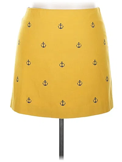 Pre-owned Vineyard Vines Casual Skirt In Yellow