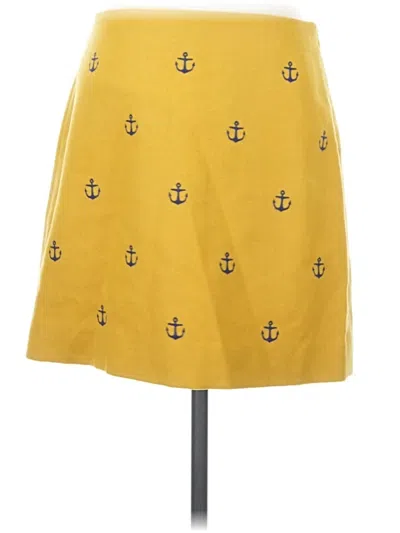 Pre-owned Vineyard Vines Casual Skirt In Yellow