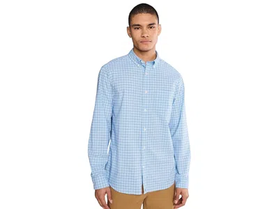 Vineyard Vines Catamaran Check Performance Cotton Shirt In Multi