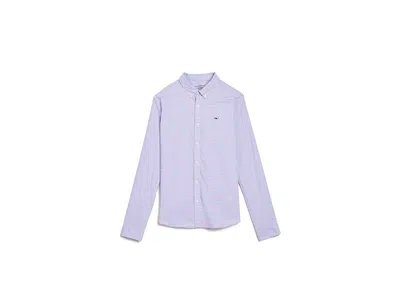 Vineyard Vines Catamaran Check Performance Cotton Shirt (toddler/little Kid/big Kid) Boy's Clothing Bahama Breeze:  In Pink