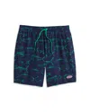 Vineyard Vines Chappy Swim Trunks In C Outli