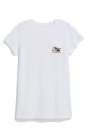 Vineyard Vines Class Of '25 Cotton Graphic Pocket T-shirt In White Cap