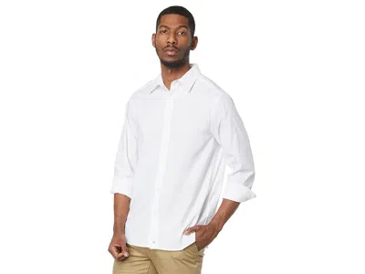 Vineyard Vines Classic Fit Gingham On-the-go Brrr Shirt In White