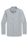 Vineyard Vines Classic Fit On-the-go Brrrº Gingham Button-down Shirt In Gray