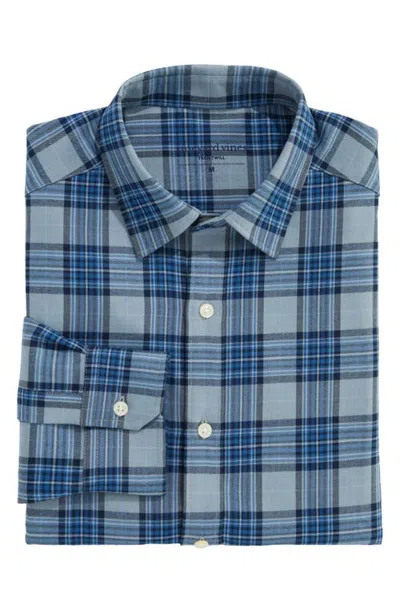 Vineyard Vines Classic Fit Plaid Performance Twill Shirt In Trade