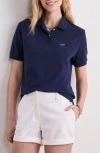 Vineyard Vines Classic Piqué Polo In Blue