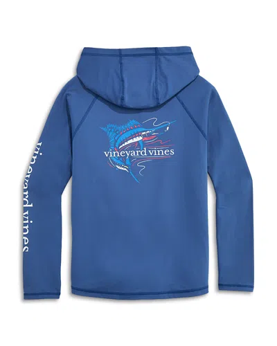 Vineyard Vines Classic Sailfish Logo Sweatshirt In Blue