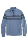 Vineyard Vines Coastline Quarter Zip Pullover In Blue